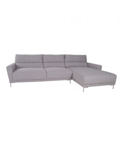 Ascoli Lounge Sofa - Sofa i lysegrå - højrevendt 277x165/99xH86 cm