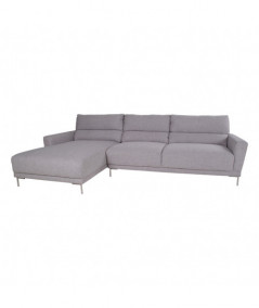 Ascoli Lounge Sofa - Sofa i lysegrå - venstrevendt 277x165/99xH86 cm