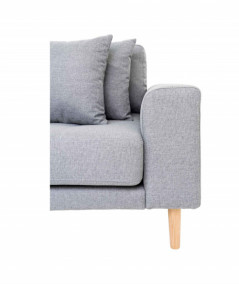 Lido Lounge Sofa - Sofa venstrevendt i lysegrå HN1001