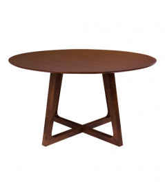 Hellerup Spisebord - Spisebord i valnød finer Ø137 cm