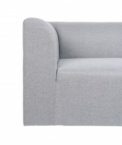 Alba lounge sofa i lysegrå - højrevendt