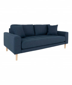Lido 2,5 personers sofa i mørkeblå med to puder