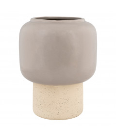 Vibo vase i grå keramik