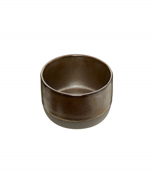 Raw skål brun metallic - d13,5 x h6 cm