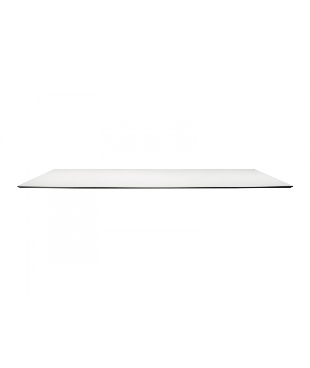 Spisebord med hvid mikrolaminat overflade 92x206 cm