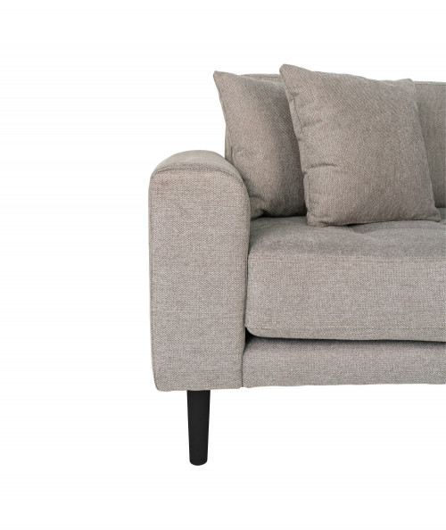 Lido højrevendt Lounge Sofa i stone farve