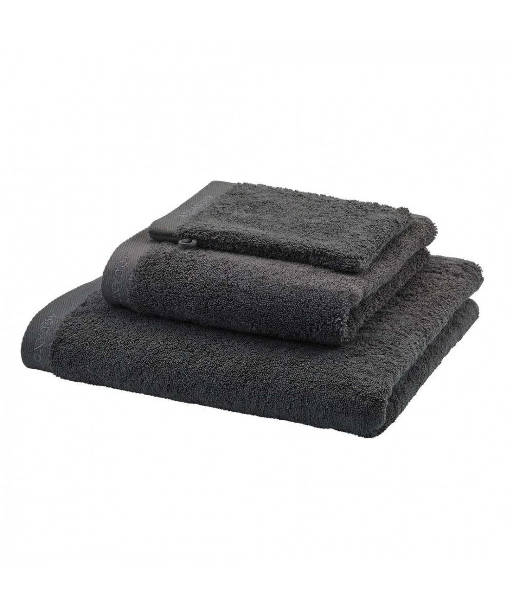 MILAN håndklæder og vaskehandske i mørkegrå