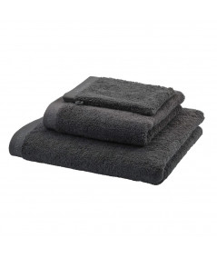 MILAN håndklæder og vaskehandske i mørkegrå